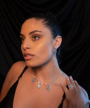 Load image into Gallery viewer, 3 Rising Serpent Silver Necklace