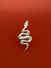 Load image into Gallery viewer, Rising Serpent Silver Ring