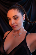 Load image into Gallery viewer, Rising Serpent Silver Earrings