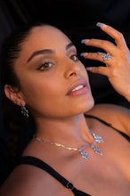 Load image into Gallery viewer, 3 Rising Serpent Silver Necklace