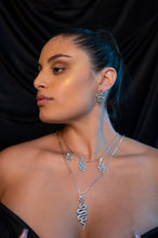 Load image into Gallery viewer, Rising Serpent Silver Earrings