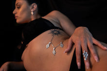 Load image into Gallery viewer, 3 Rising Serpent Silver Necklace