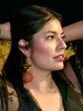 Load image into Gallery viewer, Cempazuchitl Four Elements Acrylic Earrings
