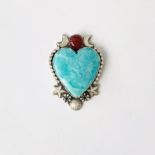 Load image into Gallery viewer, Amazonite and Carnelian Cosmic Hart 1
