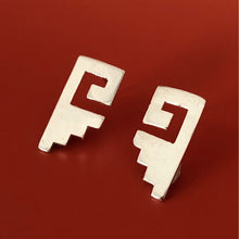 Load image into Gallery viewer, Mitla Earrings Sterling Silver

