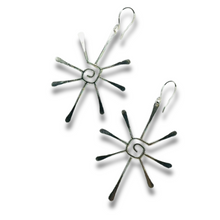 Load image into Gallery viewer, Energy Star Sterling Silver Earrings
