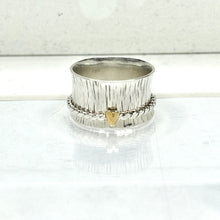 Load image into Gallery viewer, I trapped Your Heart Sterling Silver Spinner Ring
