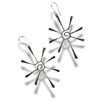 Load image into Gallery viewer, Energy Star Sterling Silver Earrings
