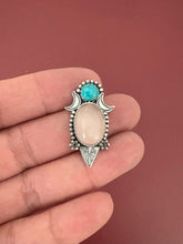 Load image into Gallery viewer, Cosmic Garden 1  Rose Quartz and Turquoise
