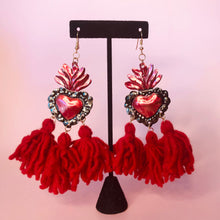 Load image into Gallery viewer, Milagro Heart Earrings 1
