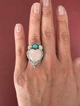 Load image into Gallery viewer, Blooming Corazon 2 Kingman Rose Quartz and Turquoise
