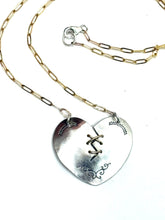 Load image into Gallery viewer, Broken Heart Silver Necklace and 24kg
