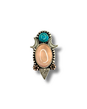 Load image into Gallery viewer, Cosmic Garden 1  Rose Quartz and Turquoise
