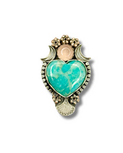Load image into Gallery viewer, Blooming Corazon 3 Amazonite and Rose Quartz
