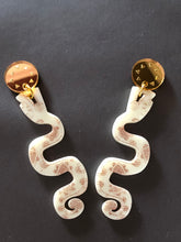 Load image into Gallery viewer, Maya Acending Serpent Acrylic Earrings
